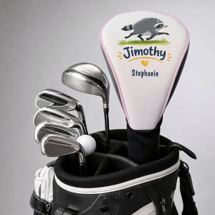 Jimothy Viral Raccoon Funny Trash Panda Wildlife Golf Head Cover