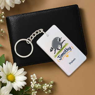 Jimothy Viral Raccoon Funny Trash Panda Wildlife Keychain