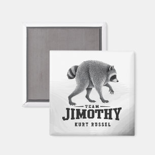 Jimothy Viral Raccoon Funny Trash Panda Wildlife Magnet