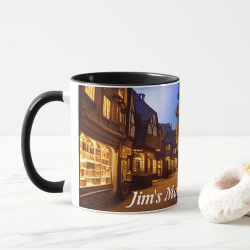 JIms Morning Caffeine Personalized Customizable Mug