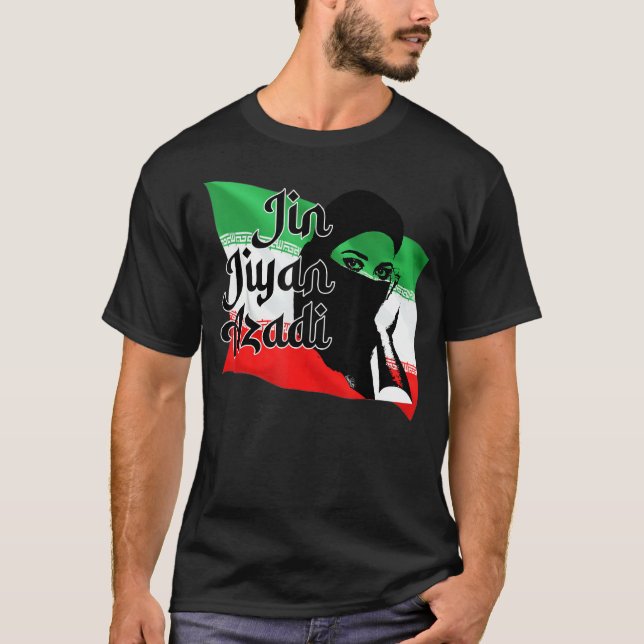 Jin Jiyan Azadi Women Freedom Life T-Shirt (Front)