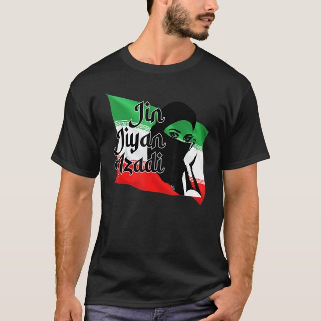 Jin Jiyan Azadi Women Freedom Life T-Shirt (Front)