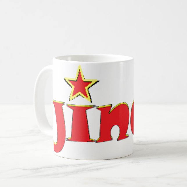jina! coffee mug (Front Left)