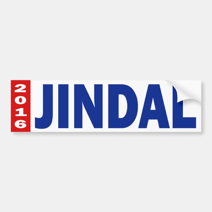 Jindal 2016 bumper stickers