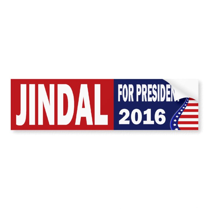 Jindal For President 2016 Bumper Stickers