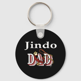 Jindo DOG DAD Keychain
