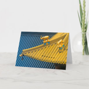 Jing'an Temple Architectural Details Card