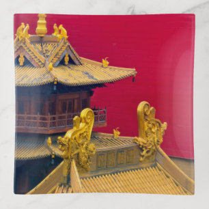 Jing'an Temple, Shanghai, China Trinket Tray