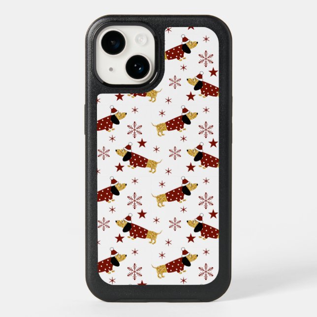 Jingle All the Dachshund Way Otterbox iPhone Case (Back)