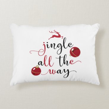jingle all the way accent pillow