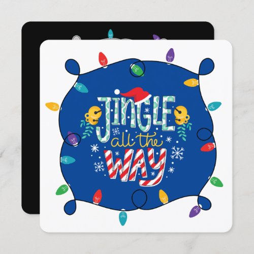 Jingle all the way add your photo holiday card