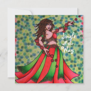 Jingle all the Way Belly Dancer Cards