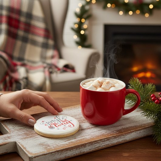 Jingle All The Way Christmas Bells Sugar Cookie