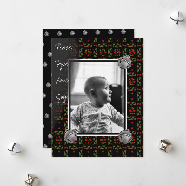 Jingle All the Way Christmas Card (Front/Back In Situ)