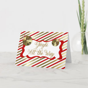 Jingle All the Way Christmas Greeting Card