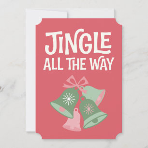 Jingle All the Way Christmas Holiday Card