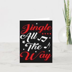 Jingle All The Way Festive Christmas Card