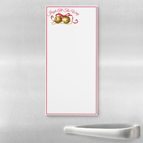 Jingle All The Way Fridge Notepad