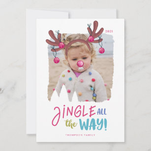 Jungle Bells Christmas Card  Funny Christmas Cards – Nine Two Design