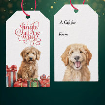 Jingle All the Way Goldendoodle Dog Christmas