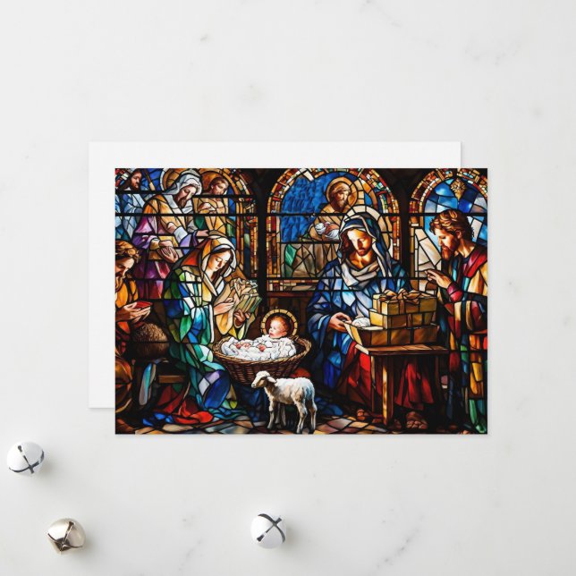 Jingle All the Way Holiday Card (Front/Back In Situ)