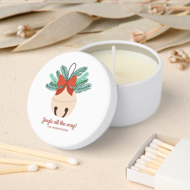 "Jingle All The Way" Holidays Mini Candle Favors (Insitu)
