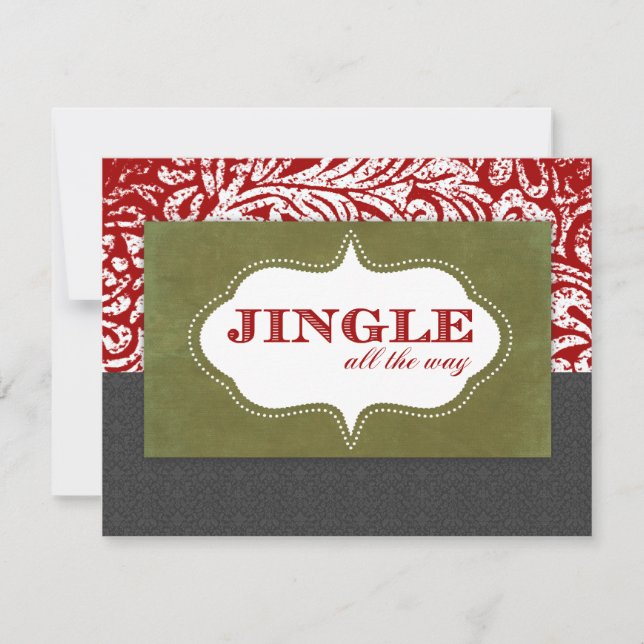 Jingle All the Way Invitations (Front)