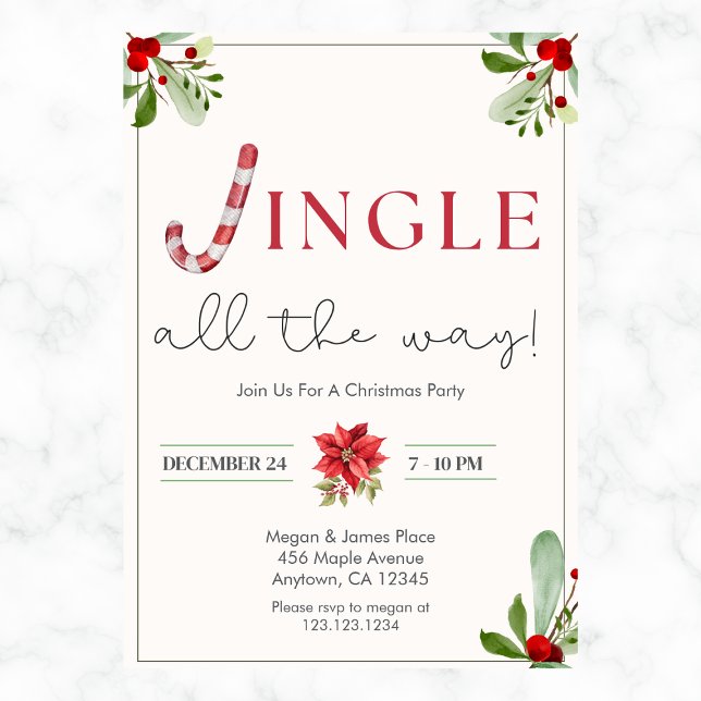 Jingle All The Way Invite | Party Invitation (Creator Uploaded)