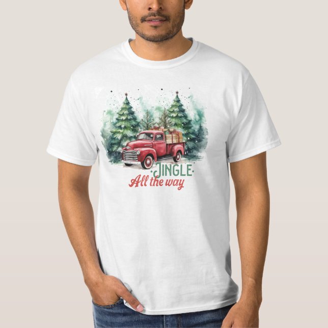 Jingle all the way Mens T-shirt (Front)