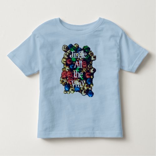 Jingle All the Way Multi_color Bell Toddler T_shirt