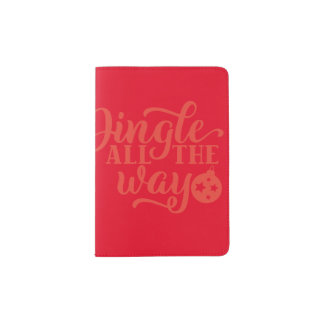 jingle all the way    passport holder