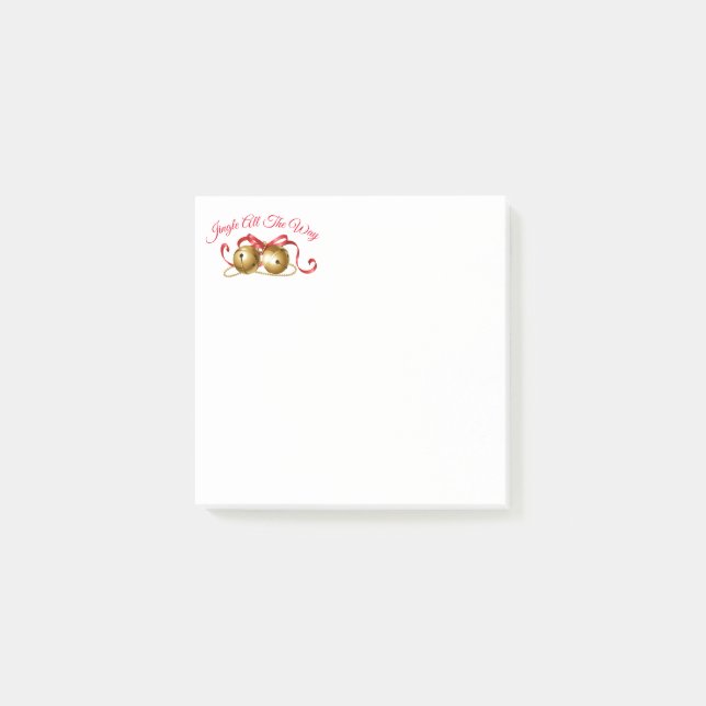 Jingle All The Way Post it Notes (Front)