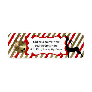 Jingle All the Way Return Address Labels