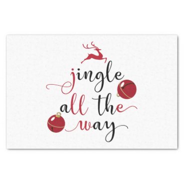 jingle all the way tissue paper