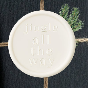 Jingle All The Way Wax Seal Sticker