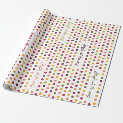 Jingle all the way -  wrapping paper