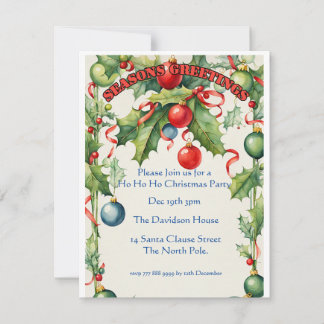 Jingle and Mingle: A Christmas Party Invitation
