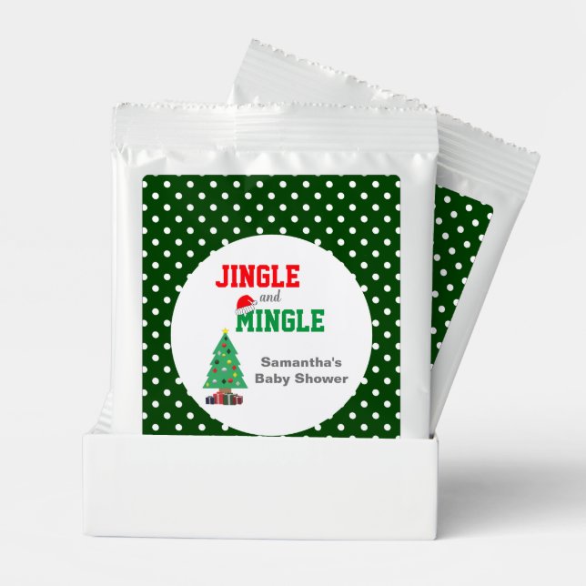 Jingle And Mingle Baby Shower Hot Chocolate Drink Mix (Pair)