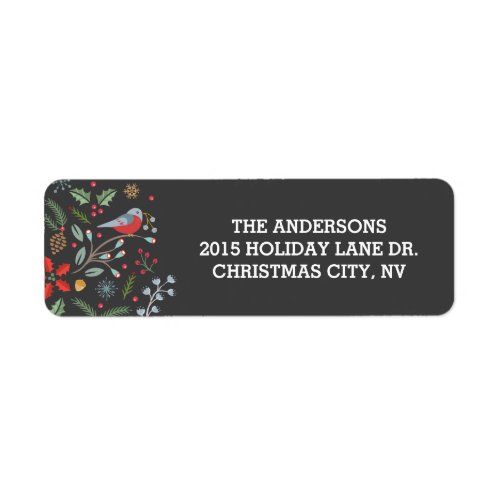 Jingle and Mingle Christmas Address Label