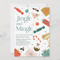 Jingle And Mingle Christmas Holiday Cocktail Party