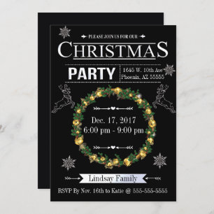Jingle and Mingle Christmas Party Invitation