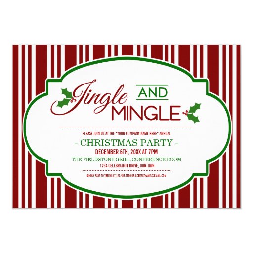 Jingle And Mingle Invitations 10
