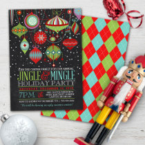Jingle and Mingle Holiday Party | Christmas Party Invitation