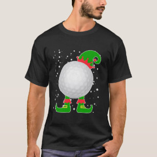 Jingle Ballers Christmas Golf Golfer Xmas Elf Squa T-Shirt