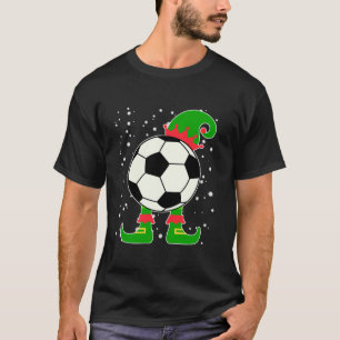 Jingle Ballers Christmas Soccer Ball Xmas Elf Squa T-Shirt