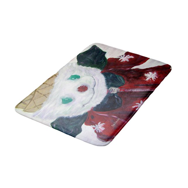 Jingle Bear Bath Mat (Angled)