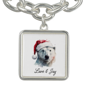Jingle Bear Joy, custom Bracelet