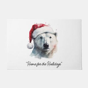 Jingle Bear Joy, custom Doormat