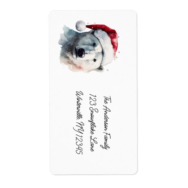 Jingle Bear Joy, custom Label (Front)