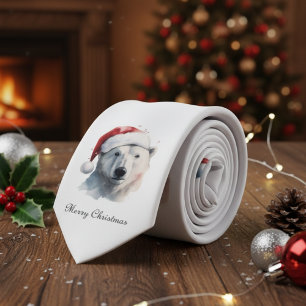Jingle Bear Joy, custom Neck Tie
